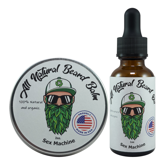 Sex Machine Premium Balm and Oil Combo